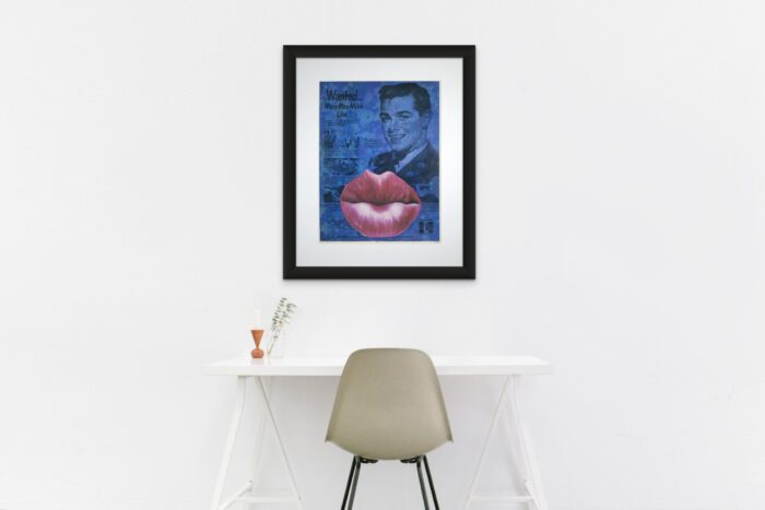 Jan Bollaert - 'Mike' - C-Print, in interior with frame