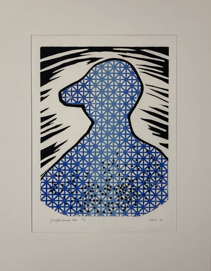 ANTON HOMAN - "Grafic dump icon" - woodcut (2/25)