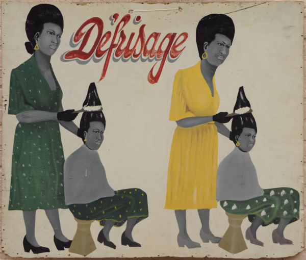 Bikok T. Pierre - 'De'Frisage' - Kappersbord, groot