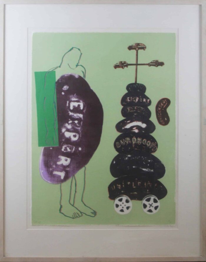 ELIZABETH DE VAAL - Lithograph "Burohoofd" (Nr. 9/15)