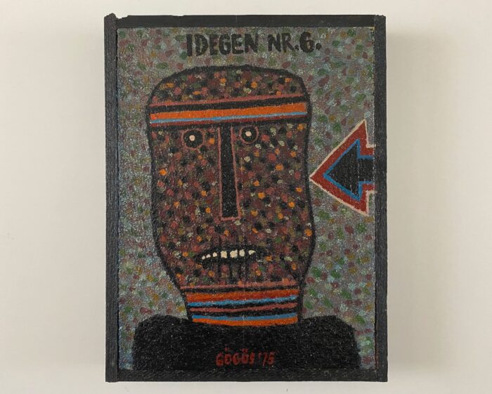 Ferenc Gögös - "Idegen Nr.6" - acrylverf op hardboard