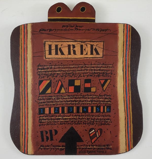 Ferenc Gögös - "Ikrek" - acrylverf op paneel