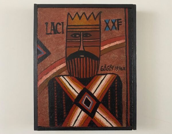 Ferenc Gögös - "Laci XXF"- acrylverf op hardboard