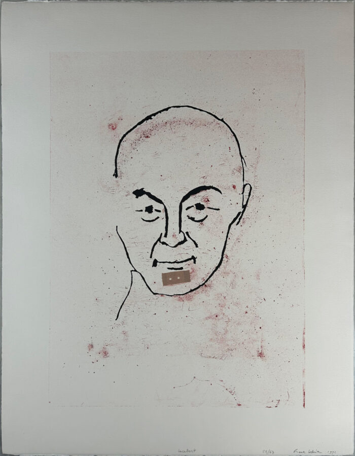 Frank Lodeizen - 'Lucebert' - zeefdruk, blad