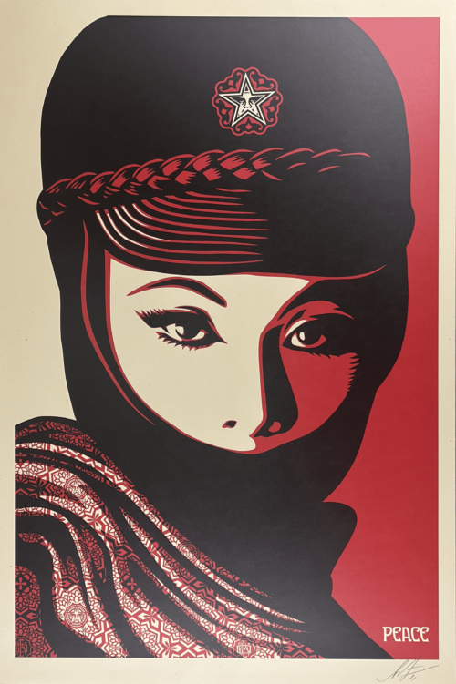 FRANK SHEPARD FAIREY - "Mujer Fatale" - offset print, handgesigneerd