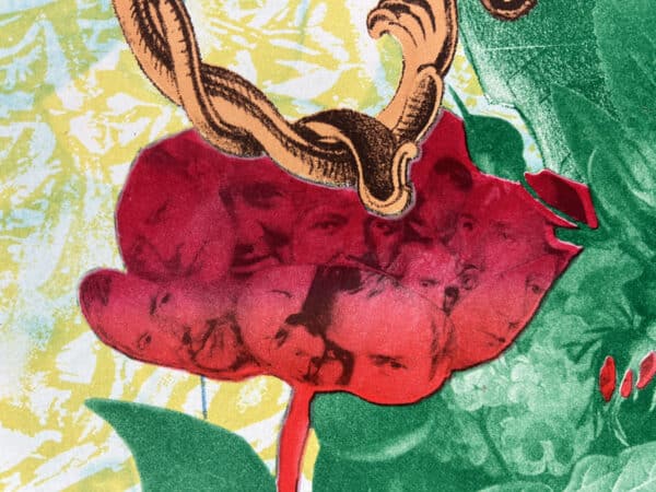 HARALD VLUGT - "Human Jungle III" - Silkscreen print, detail
