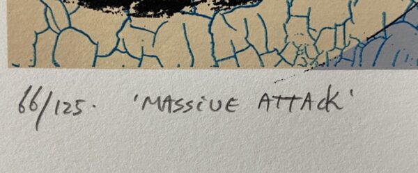 HARALD VLUGT - "Massive Attack" - Silkscreen print (large)