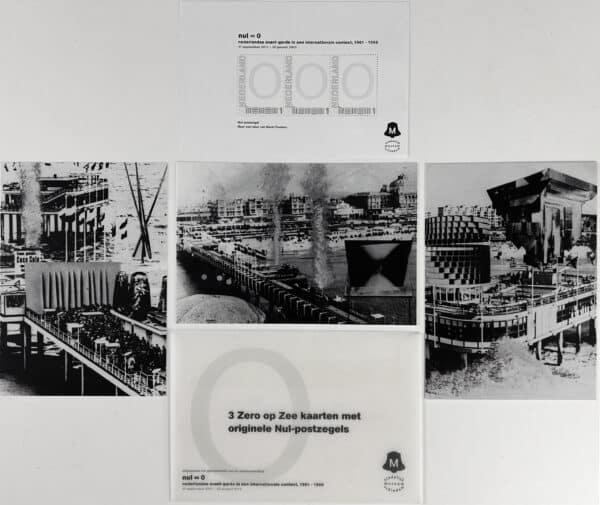 Henk Peeters - Zero op zee kaarten en zegels met envelop - speciale uitgave