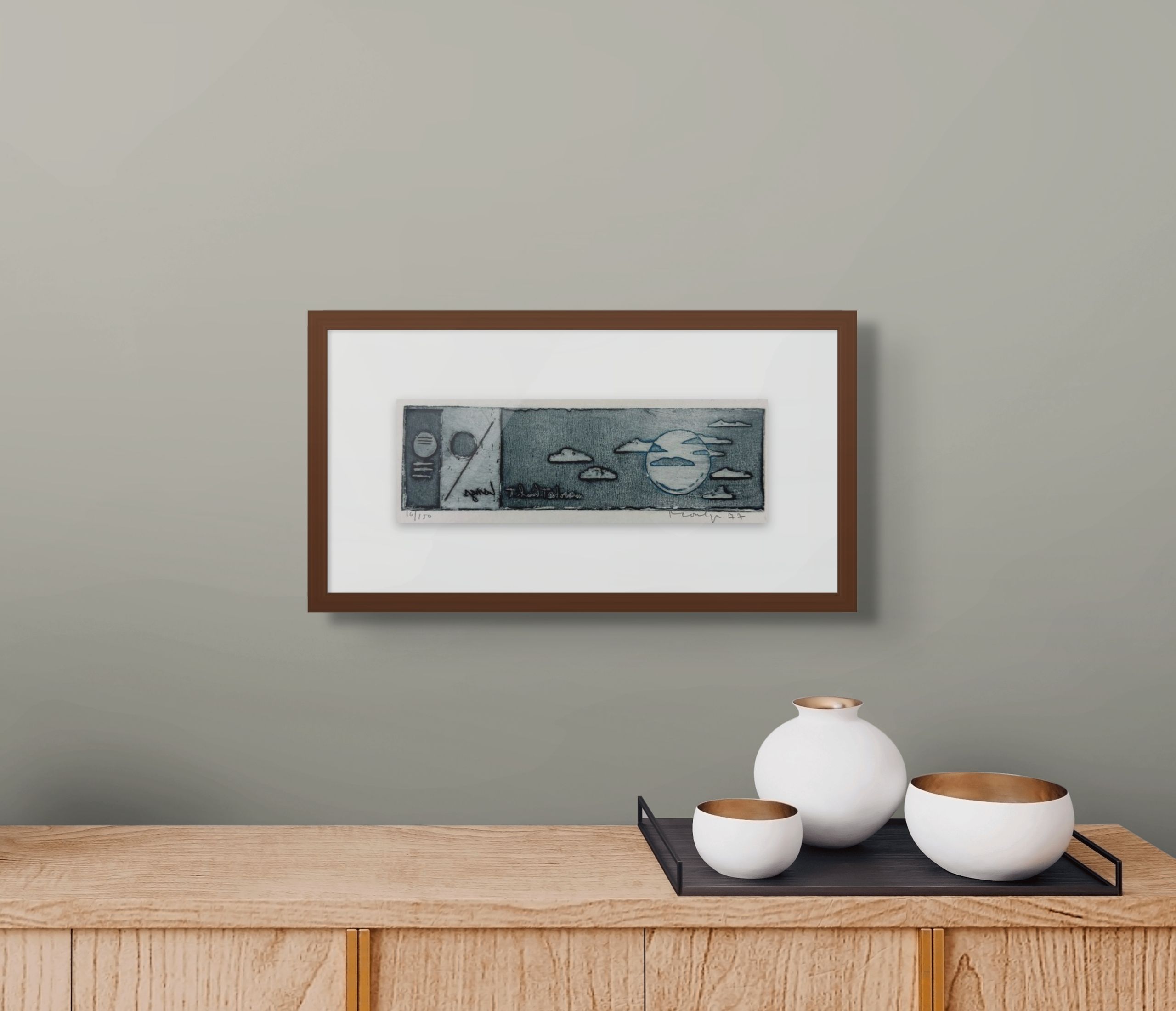 JAN MONTYN – 'In front of the light' – In a room