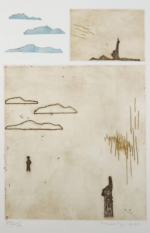 JAN MONTYN - Etching - "Solitude" Nr. 8 of 10