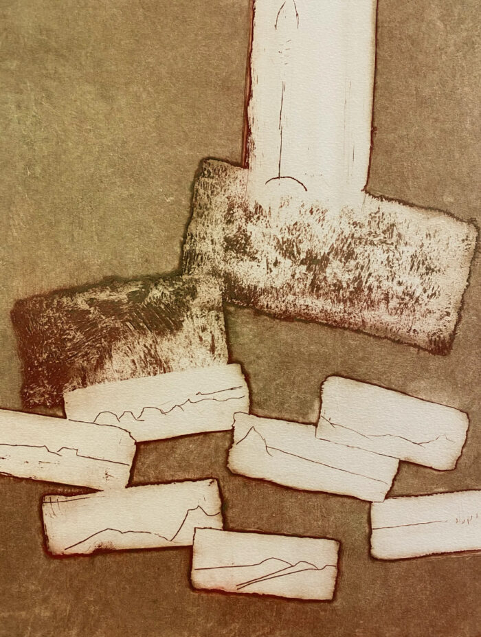 Jan Montyn - Aquatint zonder titel - afbeelding