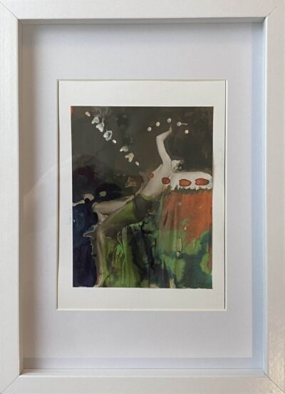 JULIA WINTER - 'PAO - PA' - paint on photograph, framed