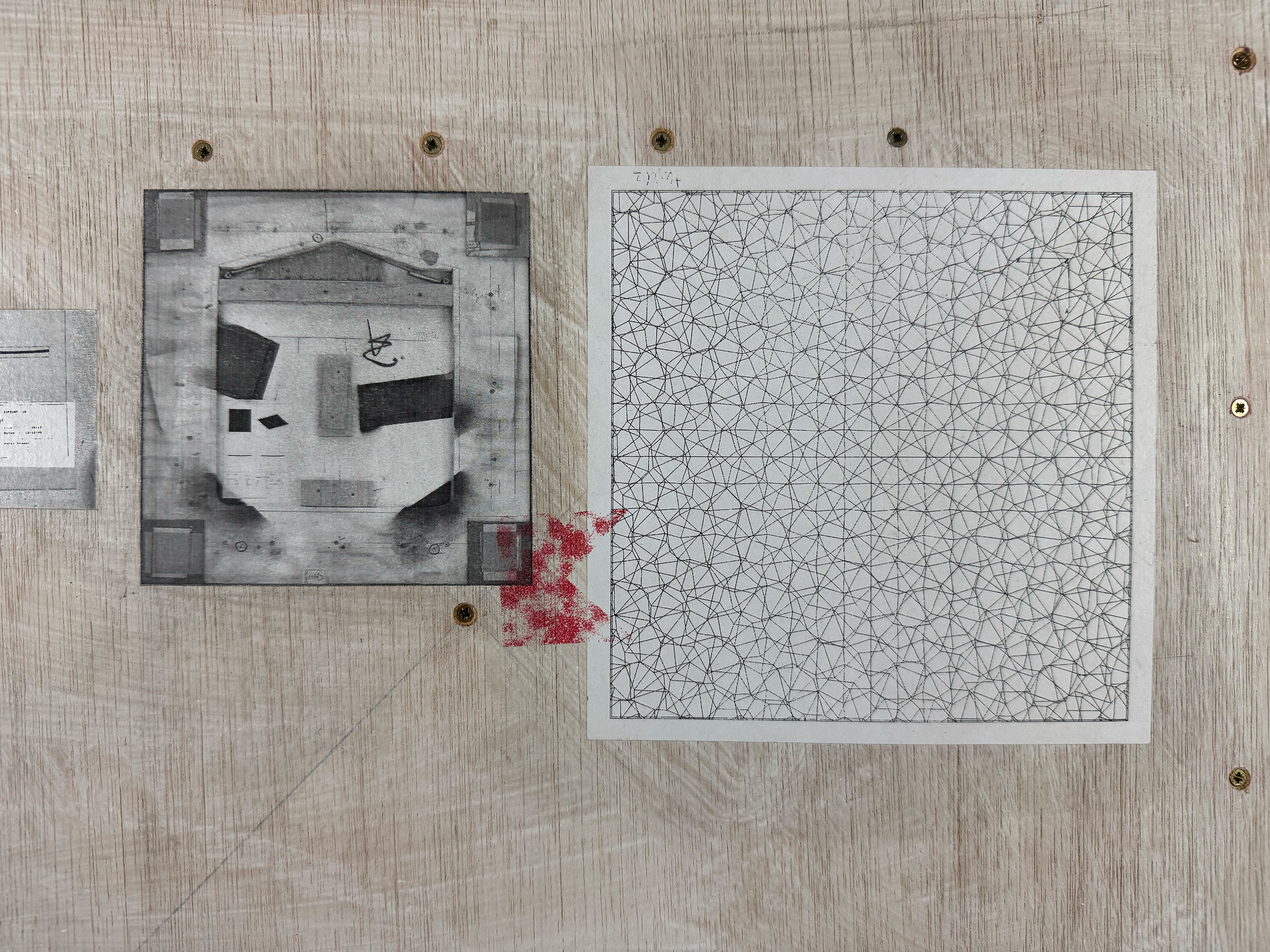 Karel Kremer - 'Relief I' sculpture in frame