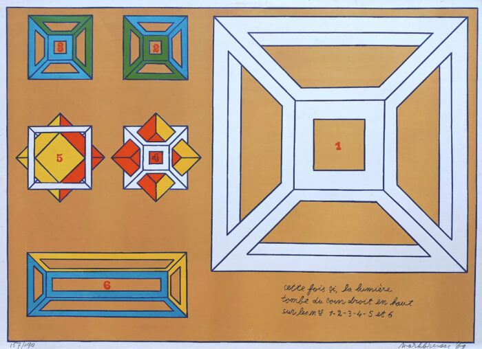 Mark Brusse - La Lumière - lithograph