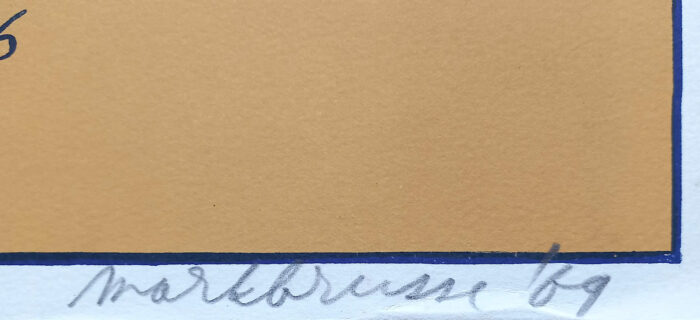 Mark Brusse - La Lumière - lithograph, signature