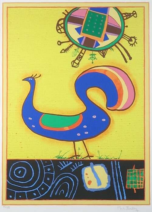 Martin Bradley - 'Morning Cockerel' - large silkscreen print