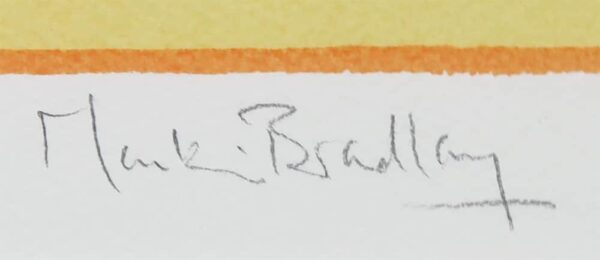 Martin Bradley - 'Morning Cockerel' - large silkscreen print - signature