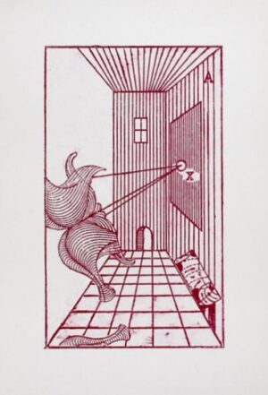 Kleurenlitho "Jenseits der Malerei" - Max Ernst