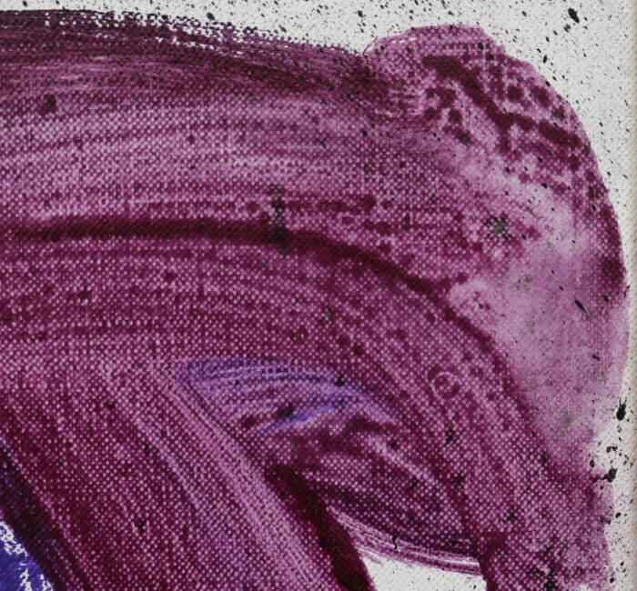 Paul Corvers - Mixed media work in acrylic and charcoal, detail