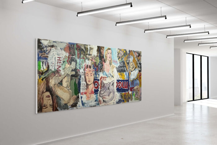 Peter Klashorst - Acrylverf op doek - in perspectief