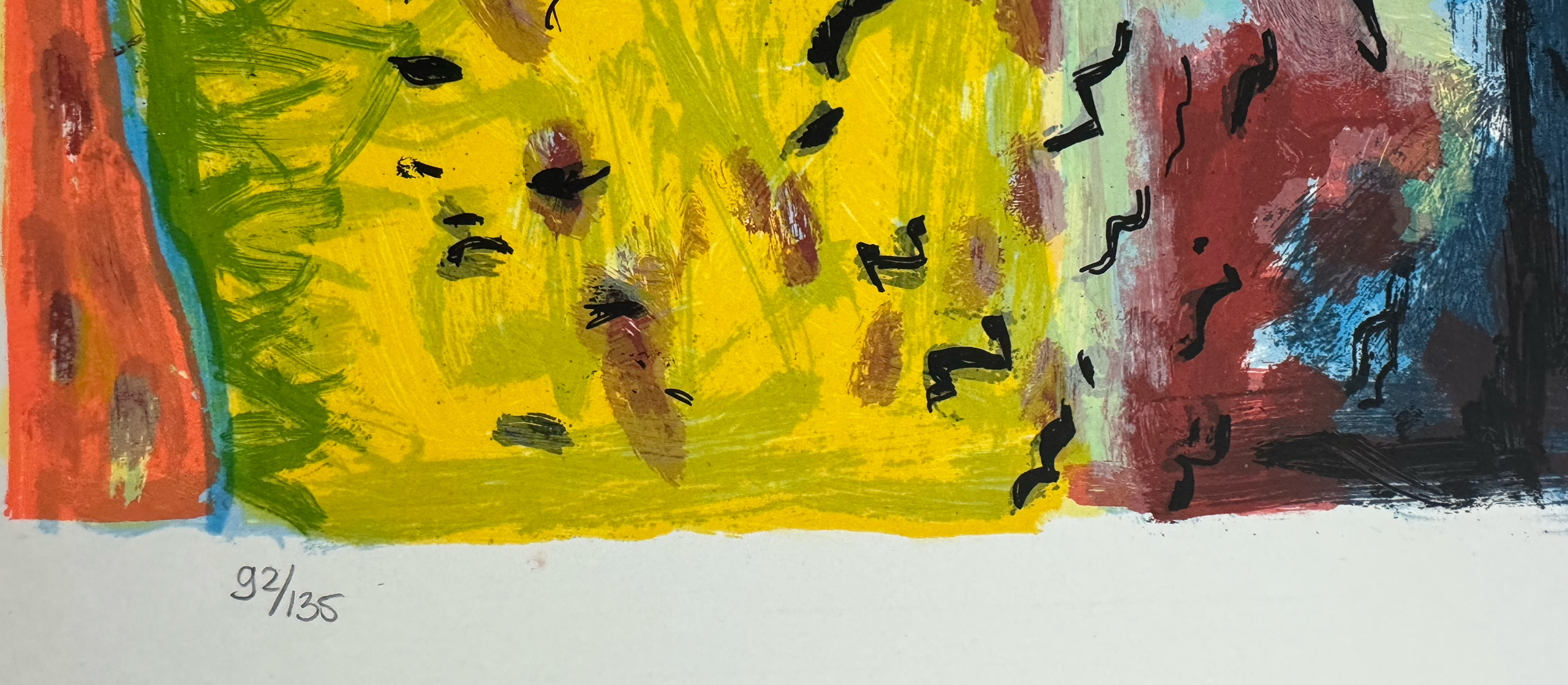 Peter Klashorst / Kamagurka - 'Turn around Lisa' - Grote zeefdruk, nummering