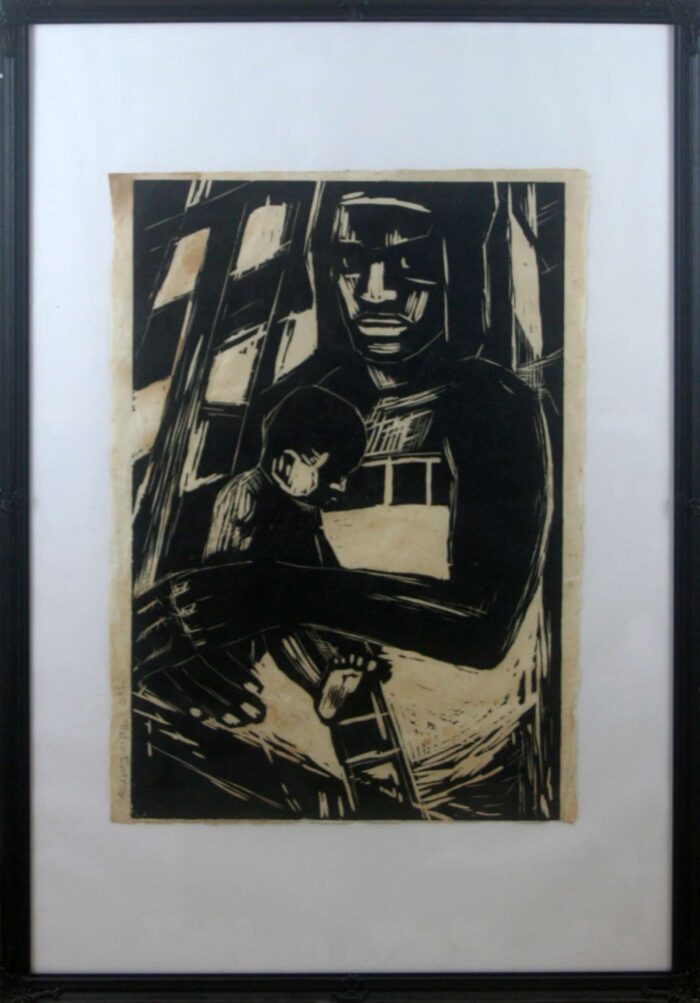 PIETER ENTROP - "Black Madonna" with frame