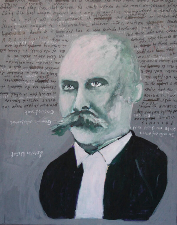 Ramon Gieling - 'Drie filosofen' - Detail met Nietzsche
