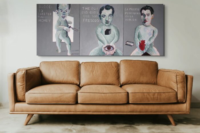 Ramon Gieling - 'Three portraits: Dali, Bunuel, Lorca - in interieur.jpg