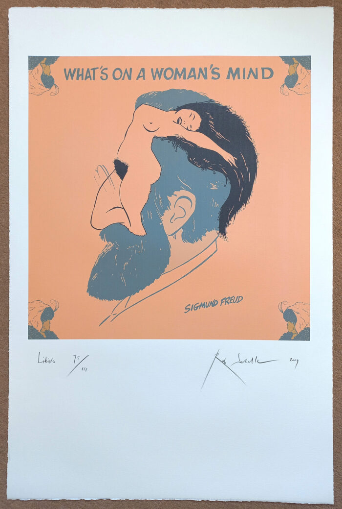 Rob Scholte - 'Libido' - Zeefdruk (Nr.75/111), blad
