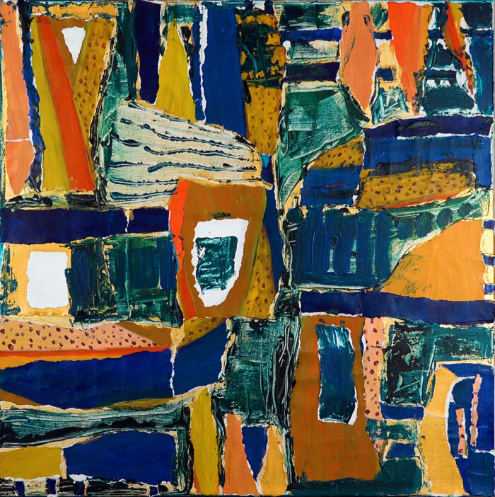 Ludewien Zweerus -  Mixed media on canvas
