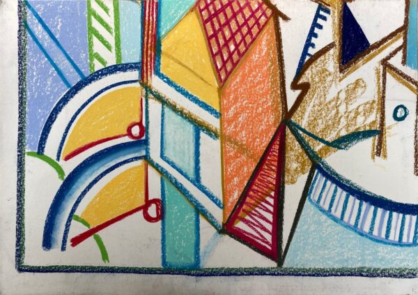 Thomas van der Linden - 'Crystal Palace' deel 3 - pastel op papier