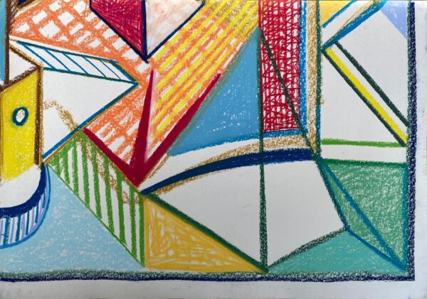 Thomas van der Linden - 'Crystal Palace' deel 4 - pastel op papier