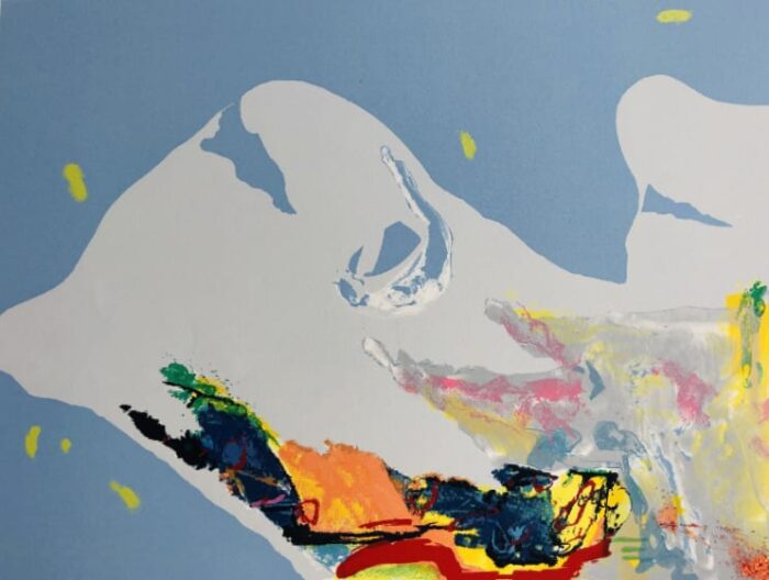 TON VAN KESTEREN - "Abstraction", silkscreen print