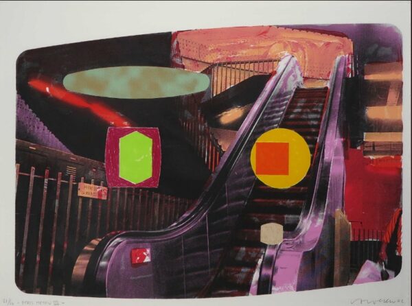 JELIS VAN DOLDEREN - Silkscreen print "Paris Metro III"