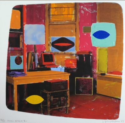 JELIS VAN DOLDEREN - Silkscreen print "Studio Astoria II"