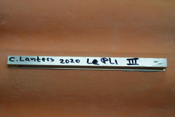CAREL LANTERS - 'Le Pli III' - ceramic wall object, signature