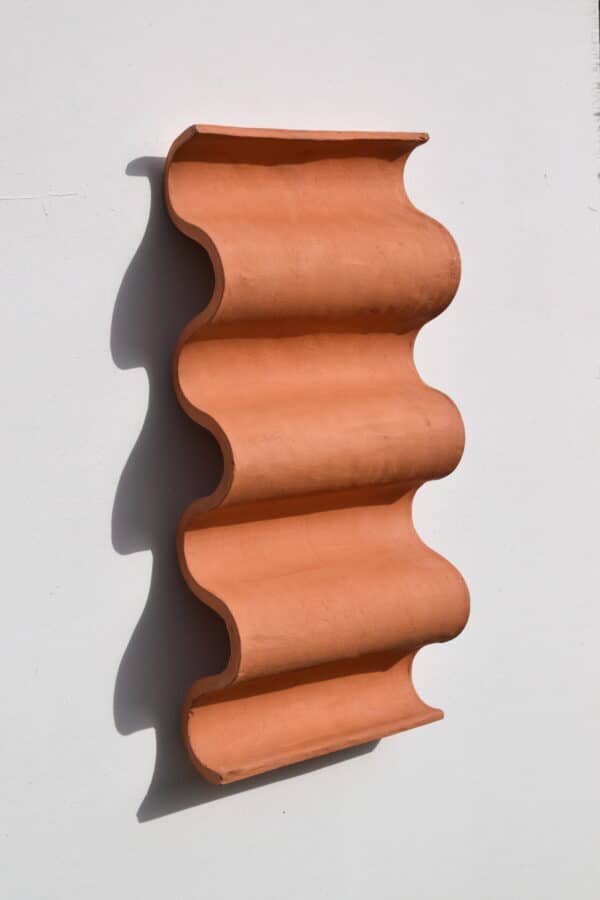 CAREL LANTERS - 'Le Pli I' - ceramic wall object