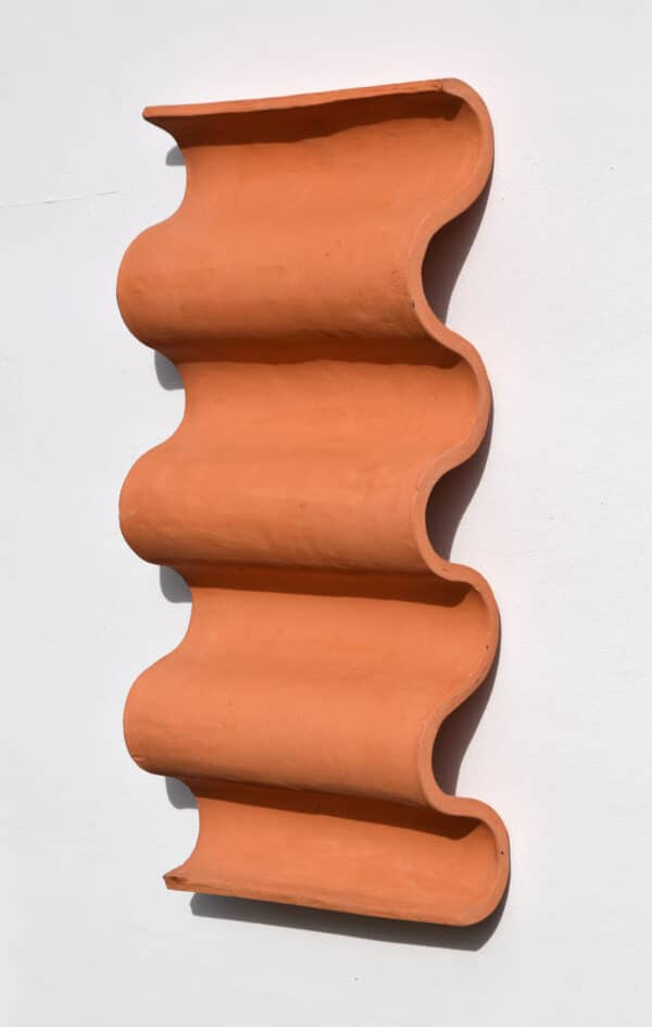 CAREL LANTERS - 'Le Pli I' - ceramic wall object
