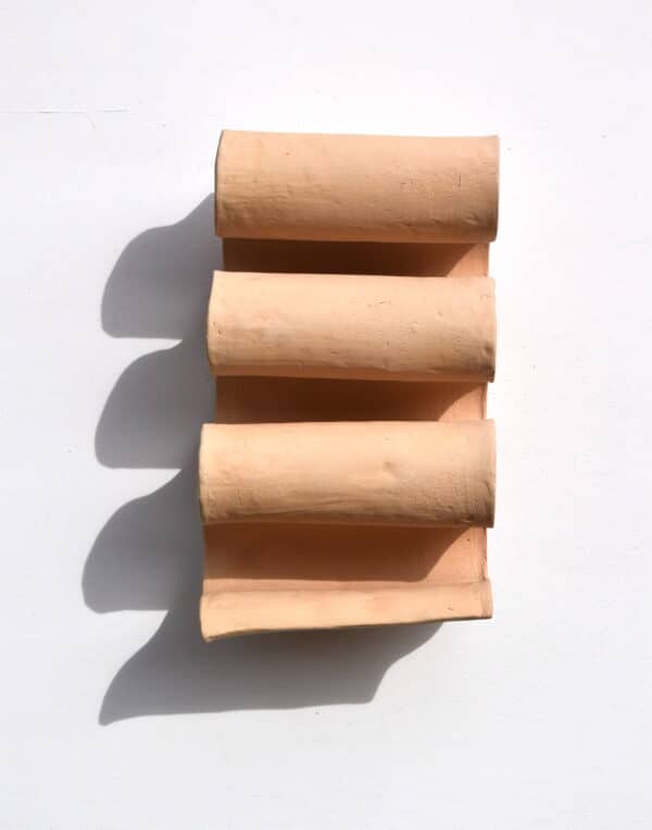CAREL LANTERS - 'Le Pli II' - ceramic wall object