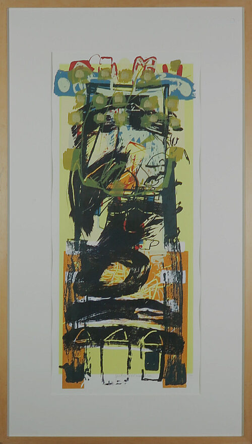 Pieter Vermeulen - - Large silk screen in frame