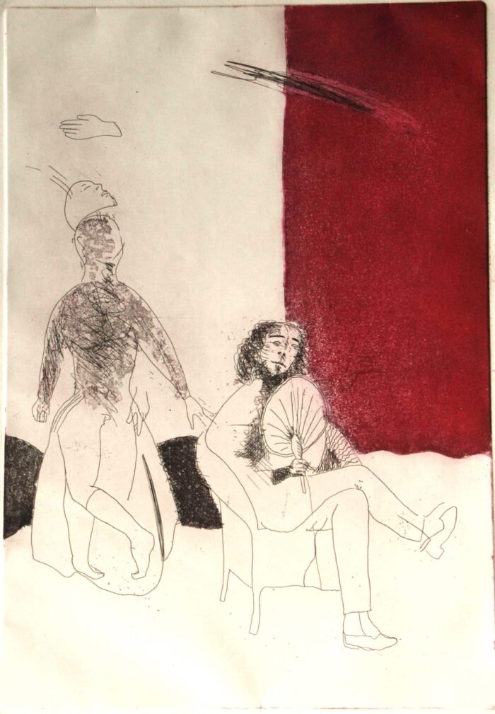 RAMON GIELING - "Unfaithful servants" - 2 etchings (edition: 2)