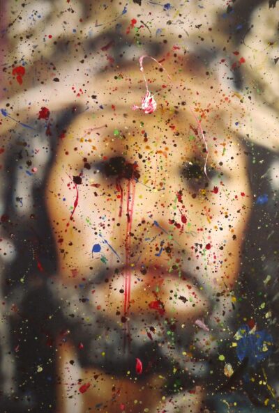 RAMON GIELING - "Saints V" - Paint on photo