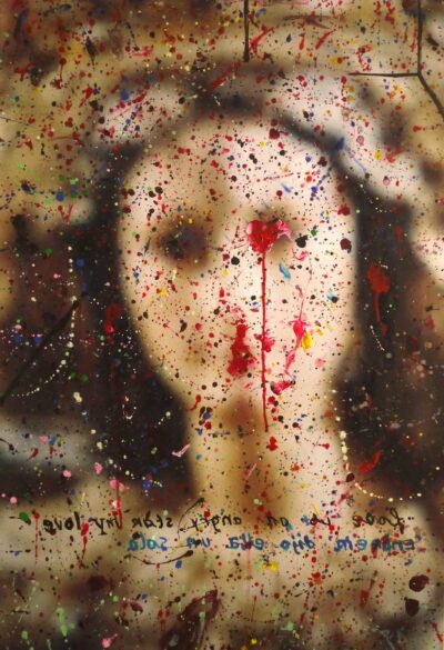 RAMON GIELING - "Saints VI" - Paint on photo
